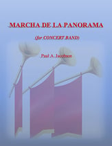 MARCHA DE LA PANORAMA Concert Band sheet music cover